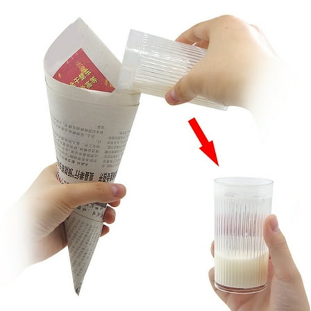Funny Magic Milk Cup Disappear Illusion Trick Toy Stage Magician Props Gimmick