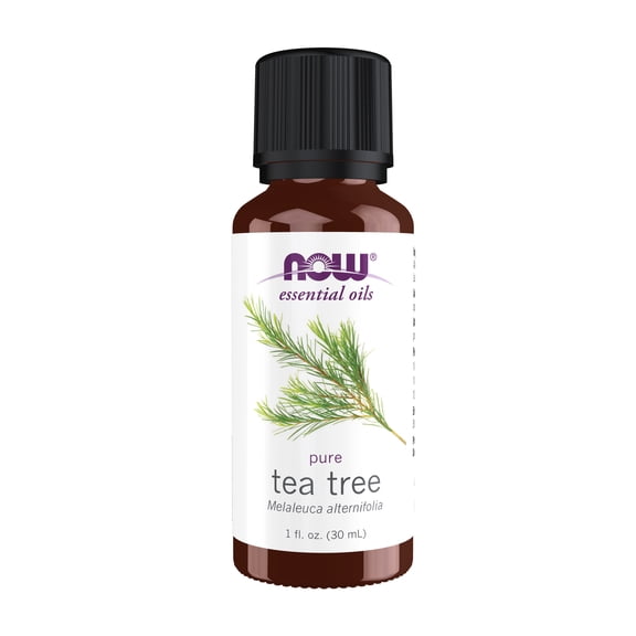 NOW Essential Oils, Tea Tree Oil, Steam Distilled, 100% Pure, Vegan, Child Resistant Cap, 1-Ounce