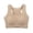 BB-Coffee, variant on QIUOMBBP Breathable Seamless Training Bras for Girls Lightweight Padded Sports Bras Summer Comfort Underwear Green 16 Years