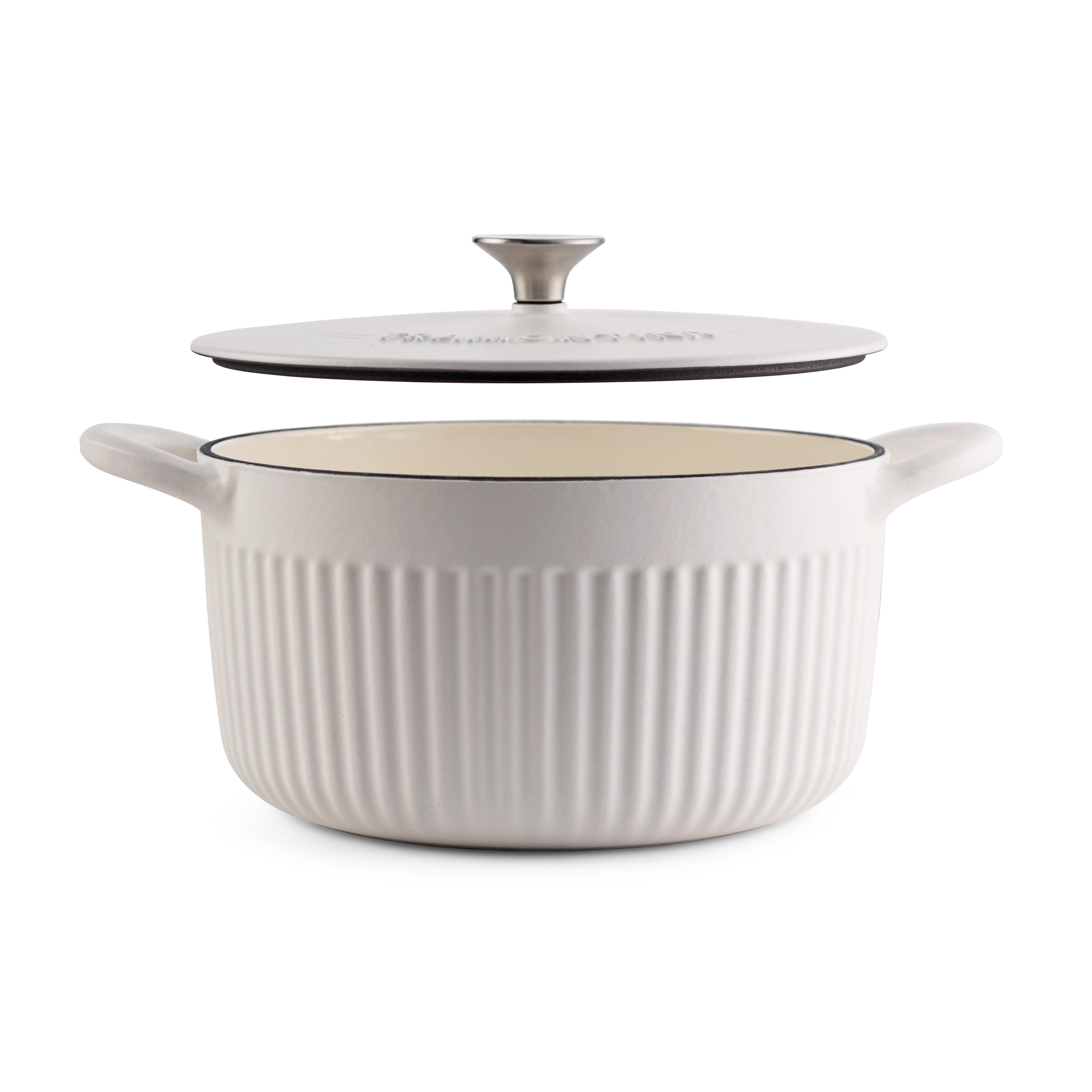 Tramontina Mesa 5.5 Qt Enameled Cast Iron Dutch Oven White