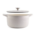 thumbnail image 4 of Tramontina Mesa 5.5 Qt Enameled Cast Iron Dutch Oven White, 4 of 12