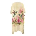 thumbnail image 3 of SCRAWLGOD Hummingbird Floral Print Kimono Swimsuit Coverup Casual Loose Beach Cover Up Soft Quick Dry Bathing Suit Cover Up for Women, 3 of 6