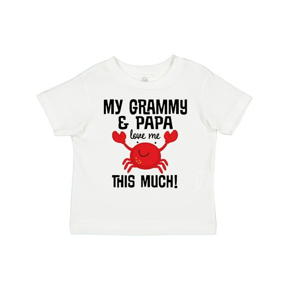 Inktastic Grammy and Papa Love Me Boys or Girls Toddler T-Shirt