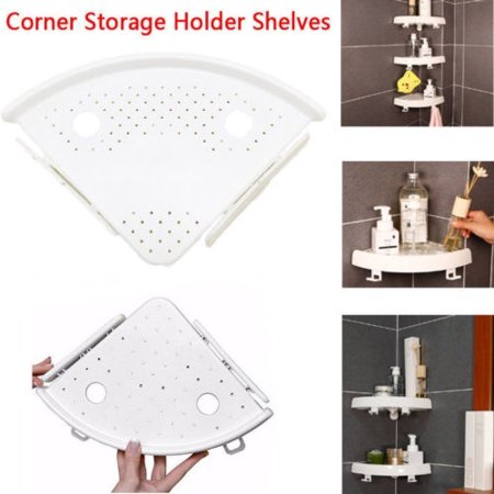 Bathroom Snap Up Corner Shelf Rack Triangle Grip Storage Wall Mount Holder Household Supplies Walmart Canada