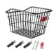 thumbnail image 3 of Cesta trasera para bicicleta, cesta para portaequipajes de bicicleta de alambre de hierro, portaequipajes portátil para bicicleta, cesta para biciclet Negro sin tapa, 3 of 9