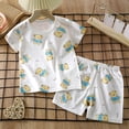 thumbnail image 2 of Hrsba Kids Summer 2 Piece Outfits Sets,Summer 2 Piece Outfits Clothes Short Sleeve Round Neck Toddler Summer Short Sleeve Round-Neck Blouses & Shirts Sets, 2 of 3