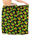 thumbnail image 3 of HAPPY BAY Men's Pareo Regular Holiday Sarong Long Beach Wrap One Size Sunflower, Tropical Parrot Summer Vacation Aloha, 3 of 5