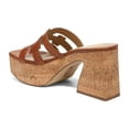 thumbnail image 5 of Sam Edelman Dev Saddle Cork Platform Slip On Block Heeled Open Toe Mules Sandals (SADDLE, 9.5), 5 of 6