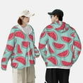 thumbnail image 4 of Lsque Watermelon UPF 50+ Lightweight Sun Protection Men's Women's Long Sleeve Shirt, Hoodie Performance -Small, 4 of 9