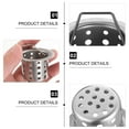 thumbnail image 3 of Durable Sink Strainer Basket Stainless Sink Stopper Kitchen Sink Drain Strainer, 3 of 8