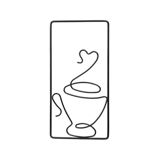 WRKEKC Clearance Metal Coffee Signs Wall Decor Metal Technology Wall Decor Cup Decorative Wall Coffee Cup Wall Technology Kitchen Dining Room Wall Technology