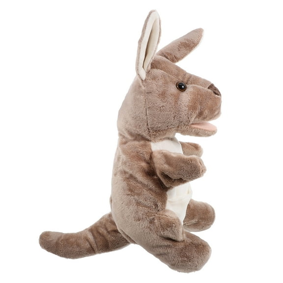 TAILTOSS 1Pack Kids Hand Puppets Grey Color PP Cotton for Interactive Storytelling and Play