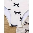 thumbnail image 5 of XEGLSBU Girls Swimsuits Size 10-12 1 Piece Elegant Swimsuit for Girls Cute Ruffled Bathing with Bowknot Beach Pool Wear A-White Size 11-12 Years, 5 of 6