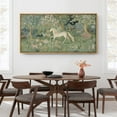 thumbnail image 4 of Large Framed Canvas Print Colorful Fairy Tale World Wall Art Decorative Ready to Hang Painting for Living room Bedroom - 60"x30" Natural Frame, 4 of 7