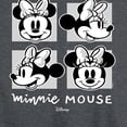 thumbnail image 3 of Disney - Mickey & Friends - Minnie Mouse - Black & White Photo Grid - Women's Racerback Tank Top, 3 of 5