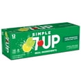 thumbnail image 5 of Simple 7UP Caffeine Free Lemon Lime Soda Pop, 12 fl oz, 12 Pack Cans, 5 of 9