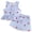 Blue, variant on enyan Summer Baby Girl Clothes Short Sleeve Tops Elastic Shorts Cute Toddler Girls Outfits Infant Outfit,Toddler Outfits for Girls(Blue,5-6 Years)