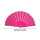 thumbnail image 3 of Abanico plegable de seda con diseño de encaje para fiestas de bodas y bailes, abanico plegable de color a mano, abanico de moda, 3 of 5