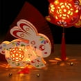 thumbnail image 4 of Miangastore 2pcs Spring Festival Hanging Lanterns Rabbit Shaped Lantern Chinese Style Lantern, 4 of 8