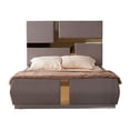 thumbnail image 4 of Lorenzo Queen 5 Pc Tufted Upholstery Bedroom set made with Wood in Gray, 4 of 40
