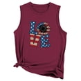 thumbnail image 1 of Birdeem Mode Femmes Décontracté Col Rond Imprimé Lettres Manches Courtes T-Shirt Débardeur Blouse Hauts, 1 of 1