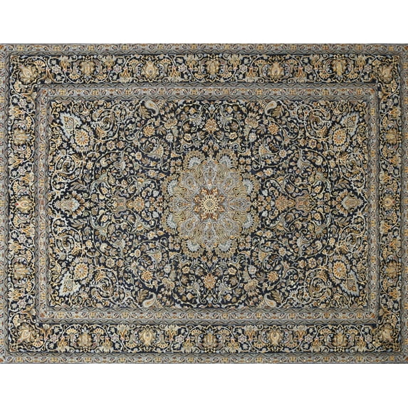 Ahgly Company Indoor Rectangle Traditional Burgundy Brown Persian Area Rugs, 8' x 10'