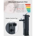 thumbnail image 4 of Filtro interno para acuarios FEDOUR sumergible 300L/H para 20L, 4 of 17