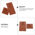 thumbnail image 2 of EeaseCA 100Pcs DIY Clothes Leather Tags Handmade Clothes Leather Label with Hole, 2 of 7