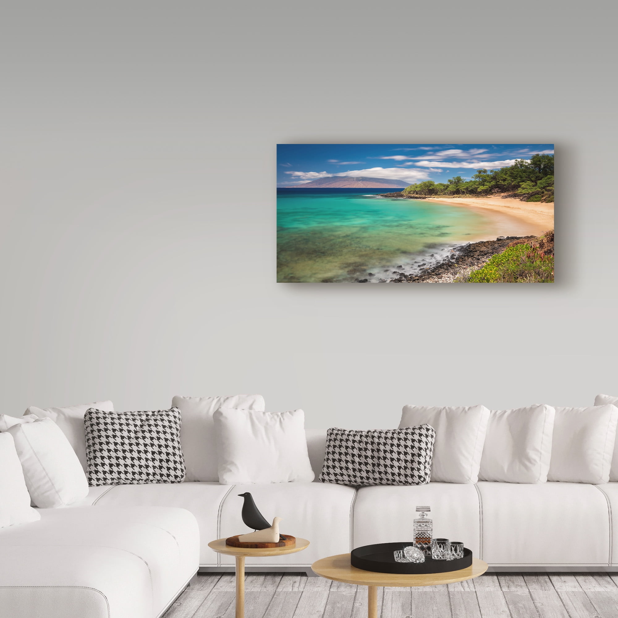 Trademark Fine Art 'Little Beach Maui' Canvas Art by Pierre Leclerc