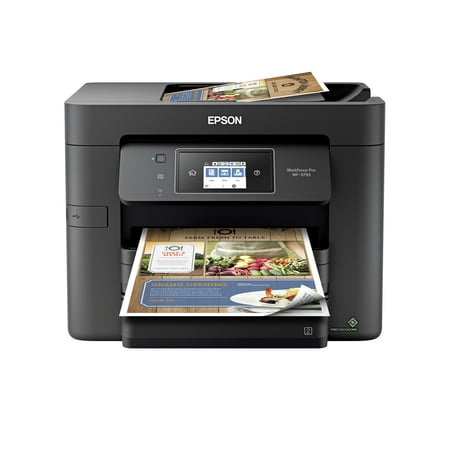 Epson WorkForce Pro WF-3733 All-in-One Wireless Color Printer with Copier, Scanner, Fax and Wi-Fi (Best Epson Workforce All In One Printer)