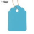 thumbnail image 2 of Visland 100PCS Plant Hanging Tags with String, Waterproof Reusable Plant Labels Tags Plant Markers Plastic Garden Signs for Plants Outdoor Garden, 2 of 7