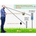 thumbnail image 3 of Rain Gauge, 7Inch Freeze Proof Rain Gauge Outdoor, Large Clear Numbers and Adjustable Height for Gar, 3 of 5