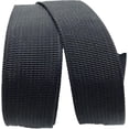 thumbnail image 1 of 3 inch Black Heavy Polypropylene Polypro Webbing,Heavy-Duty Webbing Strap 75mm Wide,10 Yards/lot, 1 of 4