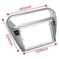 thumbnail image 4 of 9 Inch Car Radio Installation DVD GPS Mp5 Plastic Fascia Panel Frame for 301 ELYSEE 2014 Dash Mount Kit, 4 of 5