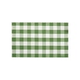 thumbnail image 2 of Orange and Black Plaid Rug, 32'' x 20'' Fall Outdoor Front Door Decor Mat, Cotton Washable Hand-Woven Rug for Layered Doormat, Autumn Halloween Thanksgiving Carpet for Porch, Entryway, 2 of 7