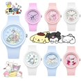 thumbnail image 2 of Sanrio Kitty Kuromi Melody Pochacco Little Twin Stars figura de Anime lindo reloj de dibujos animados de silicona impermeable juguetes de regalo para niños, 2 of 4