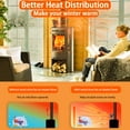 thumbnail image 4 of Ventilador de estufa de leña Ventilador de estufa alimentado por calor Ventilador calefactor Ventilador de chimenea para/pellets/quemador de leña/chimenea, 4 of 5