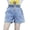 Z-07Sky Blue, variant on Ruyang Girls Jean Shorts Kids Athletic Denim Shorts Summer Casual Uniform Shorts for Teen Girl Stretch Mid Rise Waist Denim