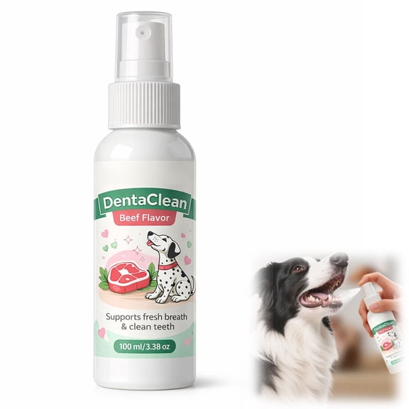 MiloLab Co. Premium Oral Care Pet Dental Spray – 3.38 oz Liquid Tartar Remover & Breath Freshener For Dogs, Cleans Dog's Teeth (1PC)