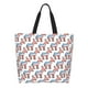 thumbnail image 1 of Balery Donkey Bolsa Tote Estilo Estético con Cremalleras, Bolsa de Hombro, Bolsa de Compras Grande y Plegable, 1 of 8