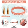 thumbnail image 2 of Pulseras y llaveros motivacionales Sratte 120 unidades (vibrantes), 2 of 7