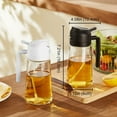 thumbnail image 5 of TrendPlain 16oz Glass Olive Oil Sprayer for Cooking - 2 in 1 Olive Oil Dispenser for Kitchen Gadgets,Air Fryer,Salad,Bbq - Black and Navy, 5 of 5