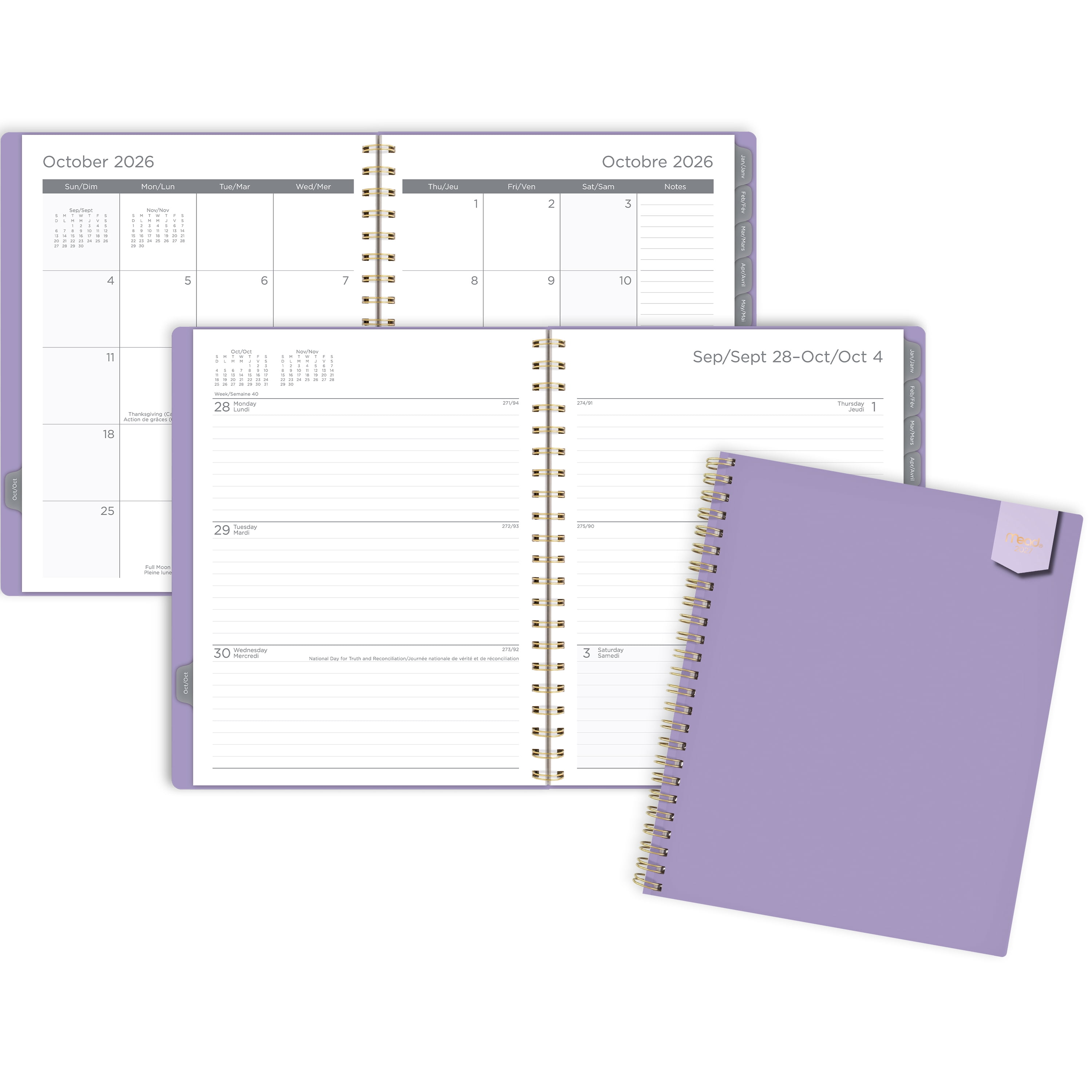 Mead® Hydrangea LG W/M Planner, 2027