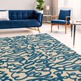 thumbnail image 4 of Capri Sasha Cream & Blue 6' 5" x 9' 3" Area Rug, 4 of 6