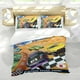 thumbnail image 5 of Hot Wheels: A Correr Conjunto de sábanas temático, trío de piezas, cómodo y amigable con la piel, diseño único, regalo de decoración para el hogar para familiares, amigos y fans,173cm *218cm, 5 of 6