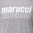 thumbnail image 4 of Marucci Men's M Baseball Heathered Baseball T-Shirt Grey S, 4 of 4