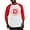 Red/White, variant on CafePress - Alpha Sigma Phi Red Seal Baseball Jersey - Cotton Baseball Jersey, 3/4 Raglan Sleeve Shirt