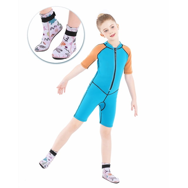 Los calcetines de agua de neopreno para niños calcetines de arena mantienen los calcetines de natación calientes para bucear y practicar surf