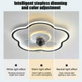 thumbnail image 4 of Ventilador De Techo Inteligente Con Luz, 3 Velocidades, Control Remoto Por App, Iluminacin Multicolor, Diseo Moderno, Ideal Para Sala De Estar O Dormitorio, Bajo Consumo, Funcionamiento, Ukhbmc, 4 of 6