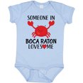 thumbnail image 3 of Inktastic Someone in Boca Raton Loves Me Boys or Girls Baby Bodysuit, 3 of 5